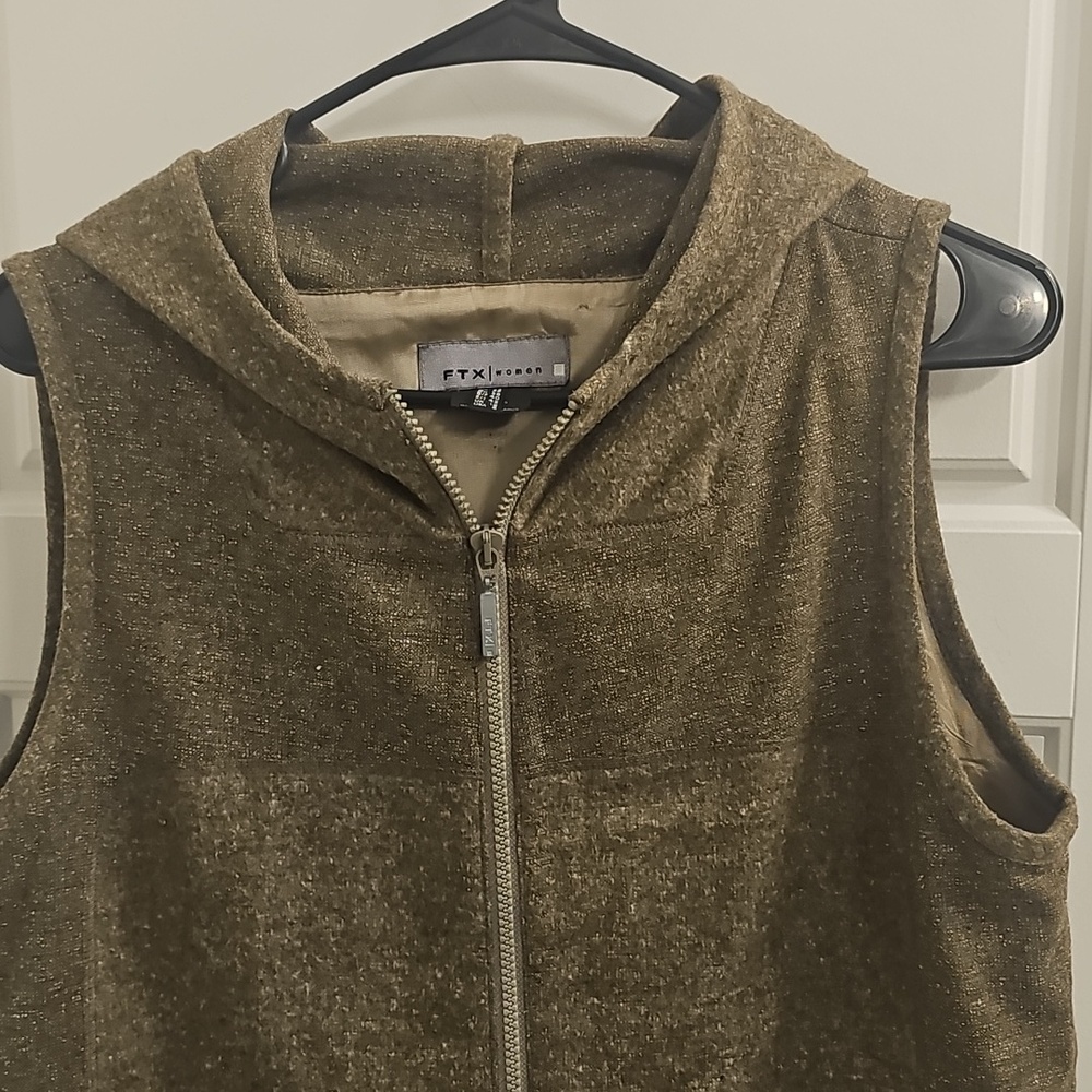 FTX leeveless Vest in Light Tan - Classic Layering Style